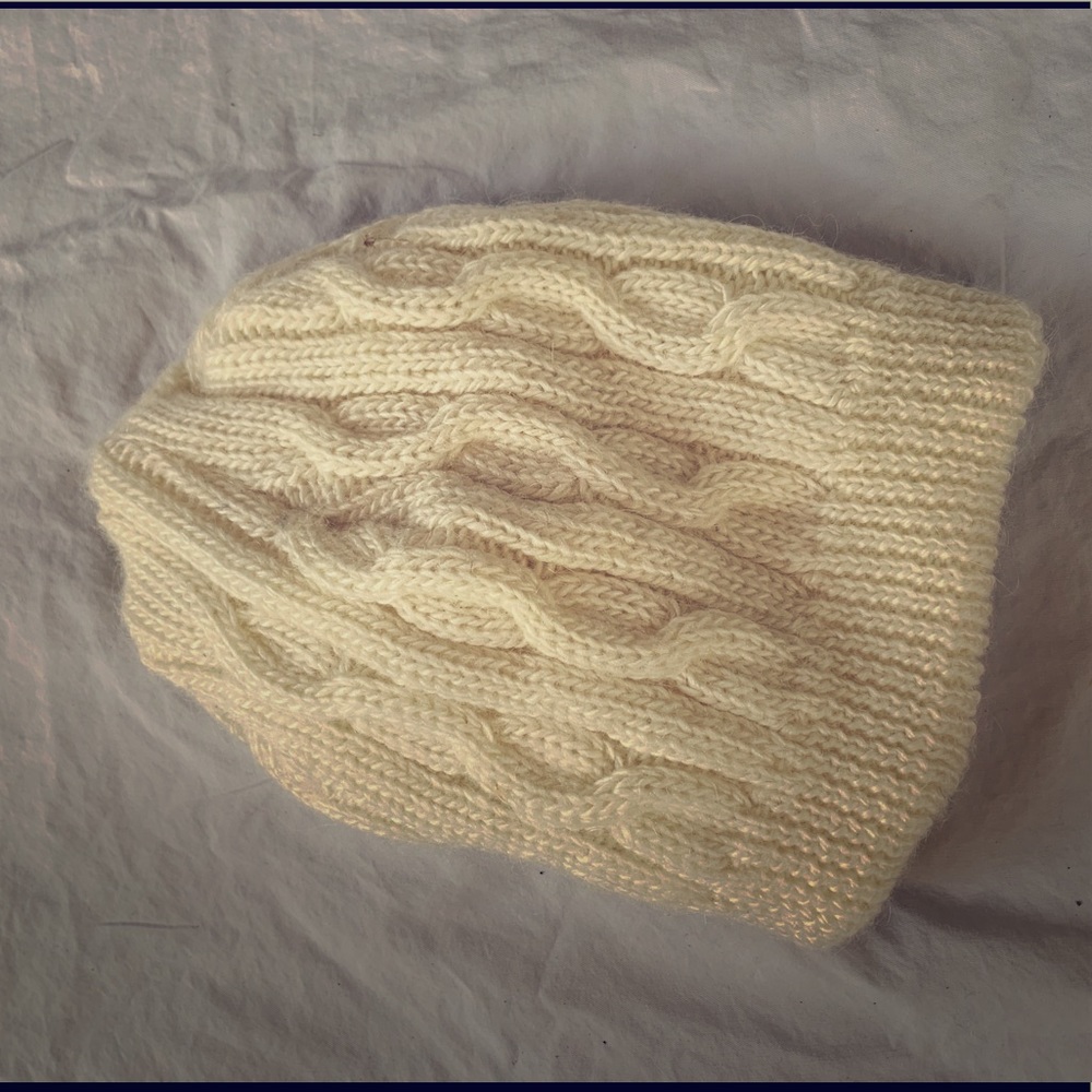Cream colored hat